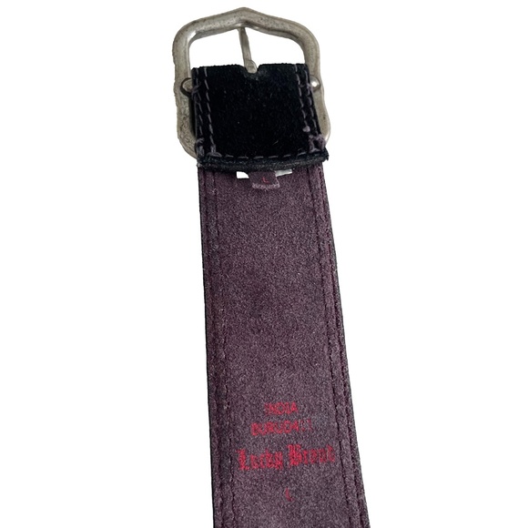 Suede Embroidered Belt - Picture 3 of 6